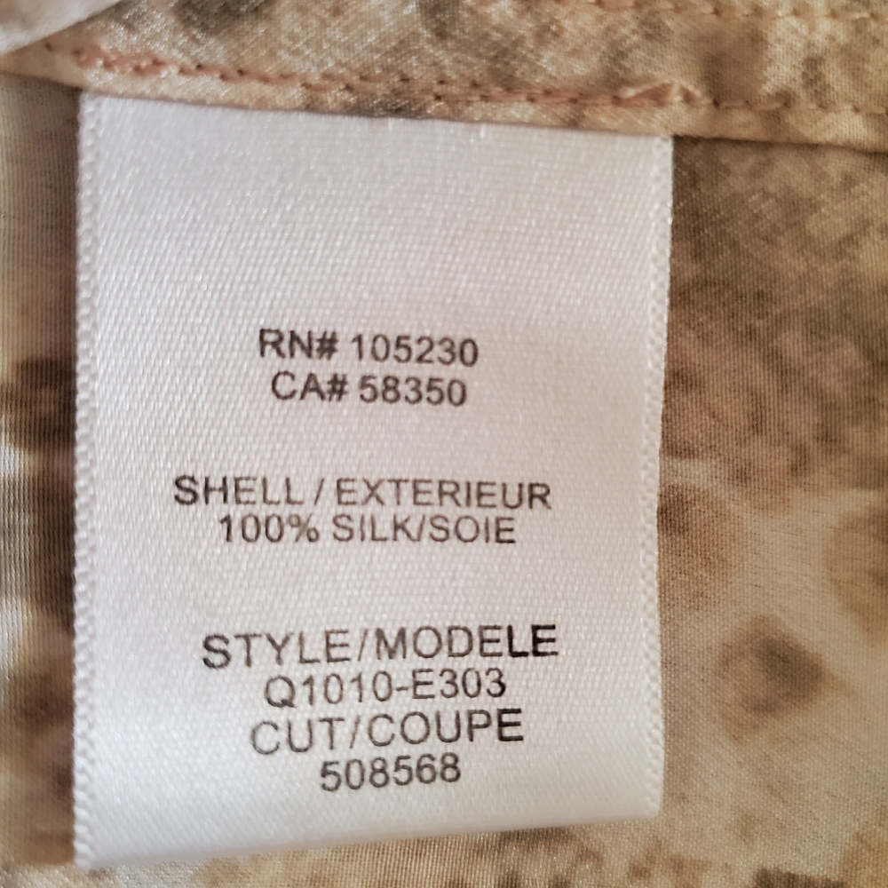 Equipment Beige Silk Blouse - Picture 6 of 6